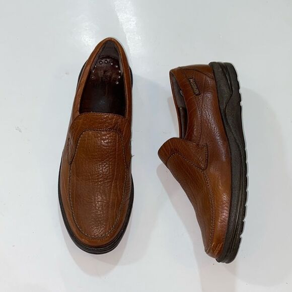 MEPHISTO Men’s Mallory Slip On Brown Leather Loafers with Moccasin Size 9US main image 6